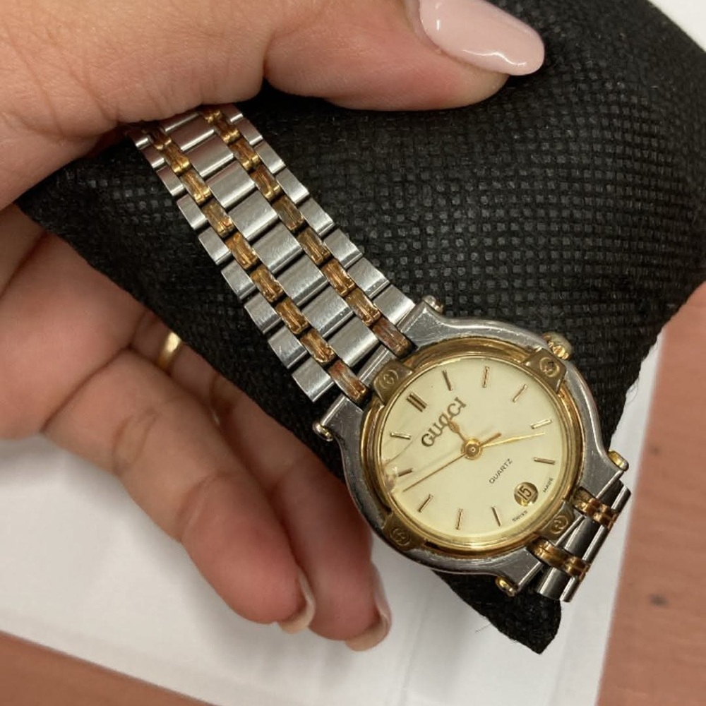 Gucci Two-Tone Gold and Silver Watch